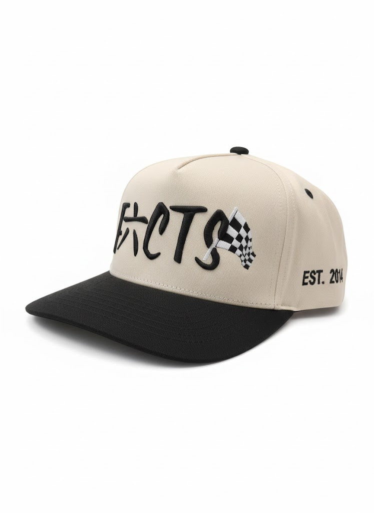Khaki and Black SnapBack - FXCTS Logo