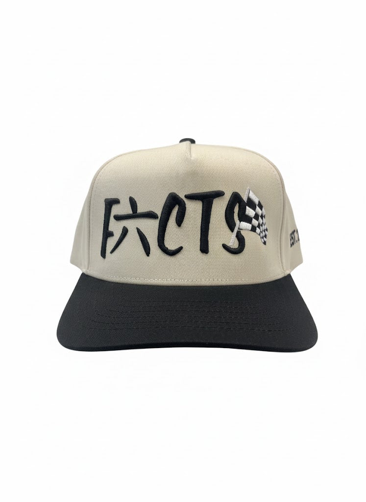 Khaki and Black SnapBack - FXCTS Logo