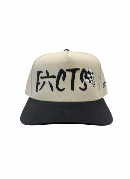 Khaki and Black SnapBack - FXCTS Logo