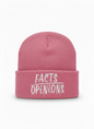 FactsOverOpinions White Thread Beanies