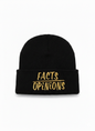 FactsOverOpinions White Thread Beanies