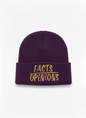 FactsOverOpinions White Thread Beanies